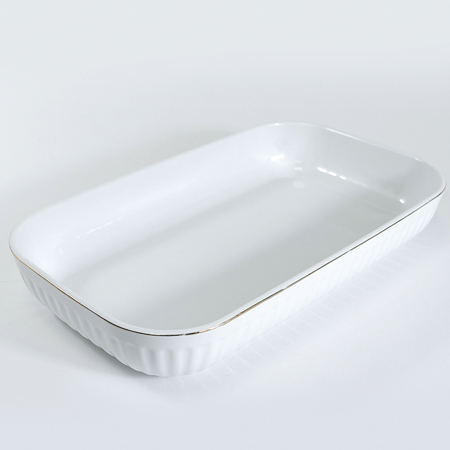 90085-421L Блюдо сервировочное для подачи керамика 36,5х20,5х7 LR (х8)