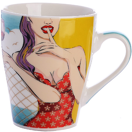 9-31229-2 Кружка 340мл Beauty Woman Mademoiselle LR (х36)