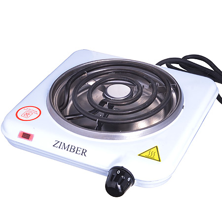 10070 Эл. плита 1комф. спир. бел/эм ST 1000Вт(х12)